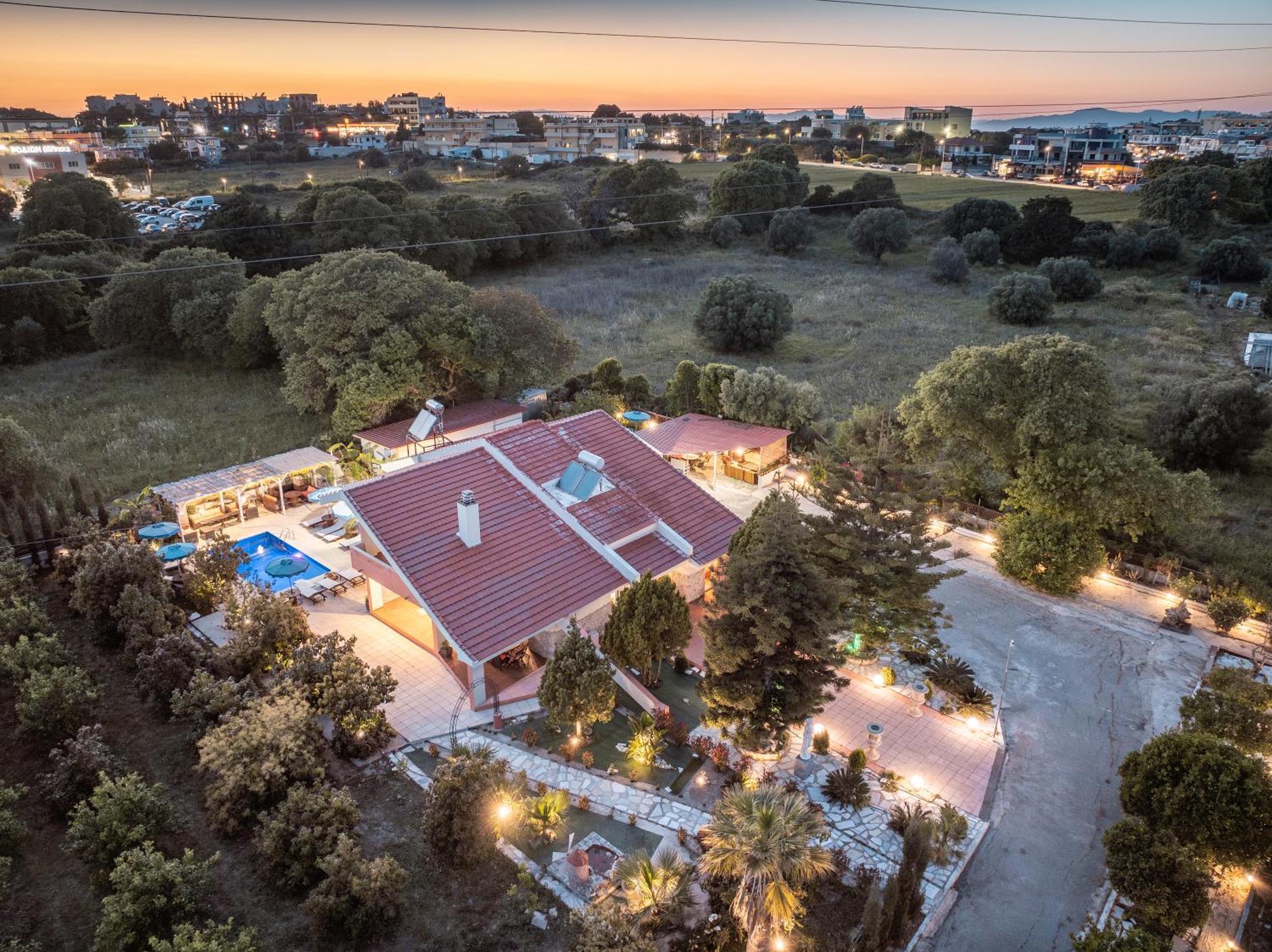 Artzy Villa Rhodes City Exterior foto