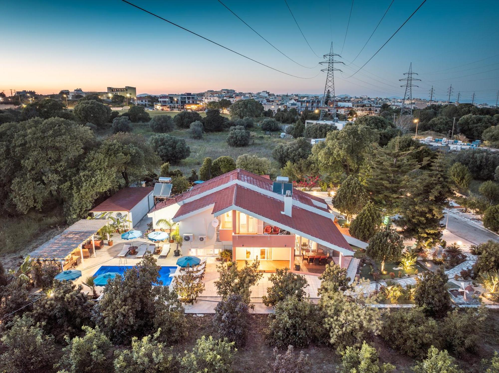 Artzy Villa Rhodes City Exterior foto